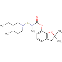 Carbosulfan formula graphical representation