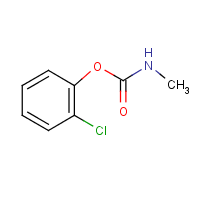 o-Chlorophenyl methylcarbamate formula graphical representation
