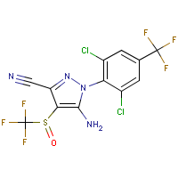 Fipronil formula graphical representation