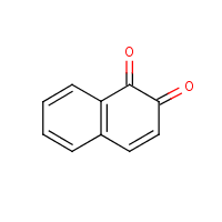 1,2-Naphthoquinone formula graphical representation