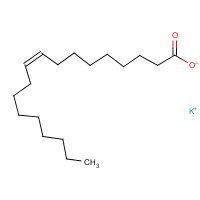 Potassium oleate formula graphical representation