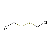 Diethyl disulfide formula graphical representation