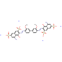 C.I. Direct Blue 15 formula graphical representation