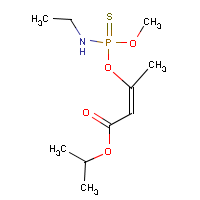 Propetamphos formula graphical representation