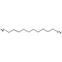 Dodecane formula graphical representation