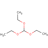 Triethyl orthoformate formula graphical representation