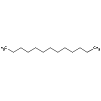 Tridecane formula graphical representation