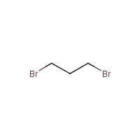 1,3-Dibromopropane formula graphical representation