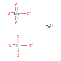 Zinc permanganate formula graphical representation