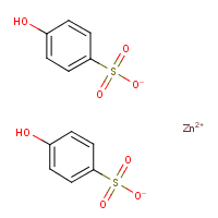 Zinc phenolsulfonate formula graphical representation