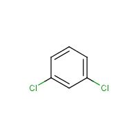 m-Dichlorobenzene formula graphical representation