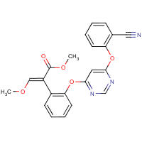 Azoxystrobin formula graphical representation