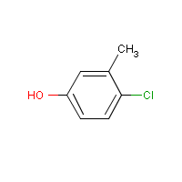 p-Chloro-m-cresol formula graphical representation