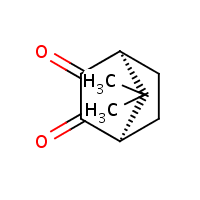 Camphoroquinone formula graphical representation