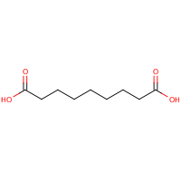 Azelaic acid formula graphical representation