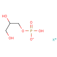 Potassium glycerophosphate formula graphical representation