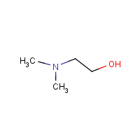 N,N-Dimethylethanolamine formula graphical representation