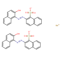 Barium lithol red formula graphical representation