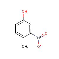 3-Nitro-p-cresol formula graphical representation