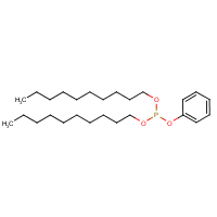 Didecyl phenyl phosphite formula graphical representation