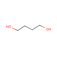 1,4-Butanediol formula graphical representation