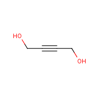 Butynediol formula graphical representation