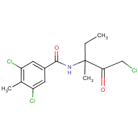 Zoxamide formula graphical representation