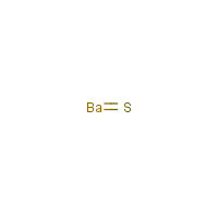 Barium sulfide formula graphical representation