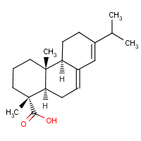 Abietic acid formula graphical representation