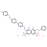 C.I. Direct Green 1 formula graphical representation