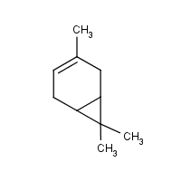 3-Carene formula graphical representation