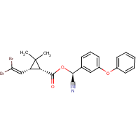 Deltamethrin formula graphical representation