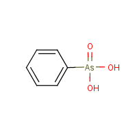 Benzenearsonic acid formula graphical representation