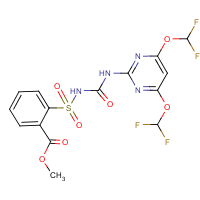 Primisulfuron-methyl formula graphical representation