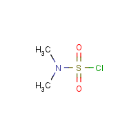 Dimethylsulphamoyl chloride formula graphical representation