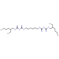 Alexidine formula graphical representation