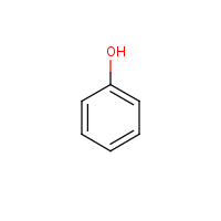 Phenol formula graphical representation