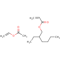 Vinyl acetate/acrylate copolymer formula graphical representation