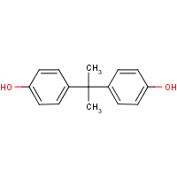 Bisphenol A formula graphical representation