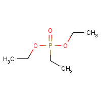 Diethyl ethylphosphonate formula graphical representation