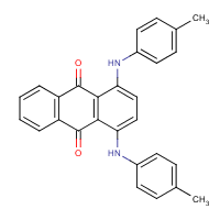 1,4-Bis(p-tolylamino)anthraquinone formula graphical representation