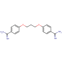 Propamidine formula graphical representation