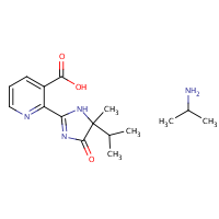 Imazapyr isopropylamine salt formula graphical representation