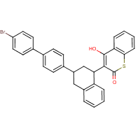 Difethialone formula graphical representation