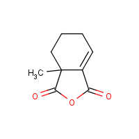 Tetrahydromethylphthalic anhydride formula graphical representation