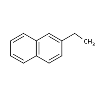 2-Ethylnaphthalene formula graphical representation
