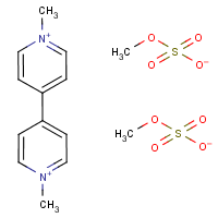 Paraquat methosulfate formula graphical representation