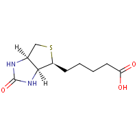 Biotin formula graphical representation