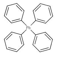 Tetraphenyllead formula graphical representation