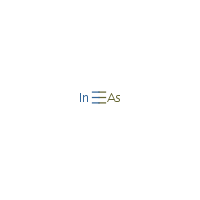 Indium arsenide formula graphical representation